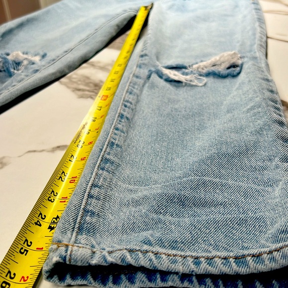 PACSUN button-up ripped women’s blue jeans size 23 - Picture 12 of 14